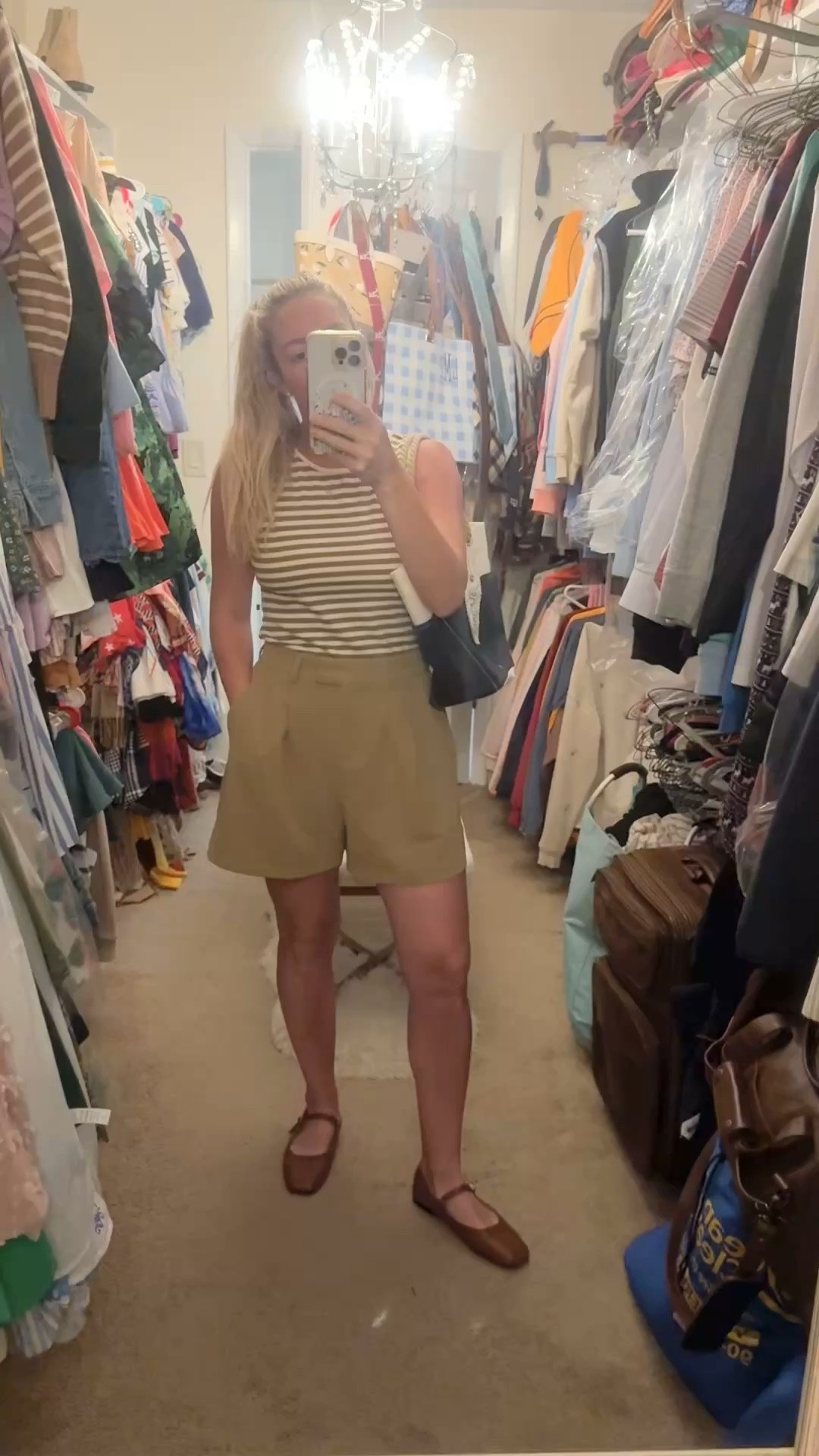 Truly obsessed with this spring outfit. These shorts are so easy breezy but still look very pulled together. 

#LTKdayinmylife #LTKootd #LTKPetite