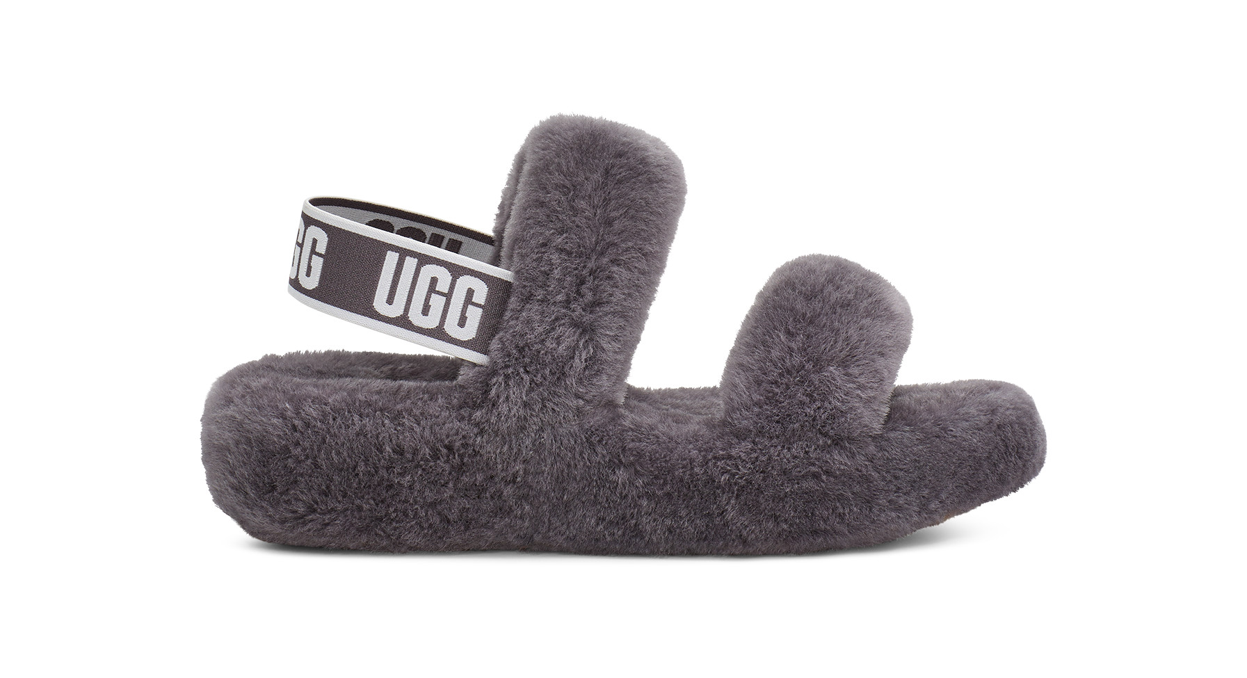 UGG Women's Oh Yeah Sheepskin Slippers in Shade, Size 9 | UGG (US)