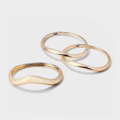 Bangle Bracelet Set 3pc - A New Day™ Gold | Target