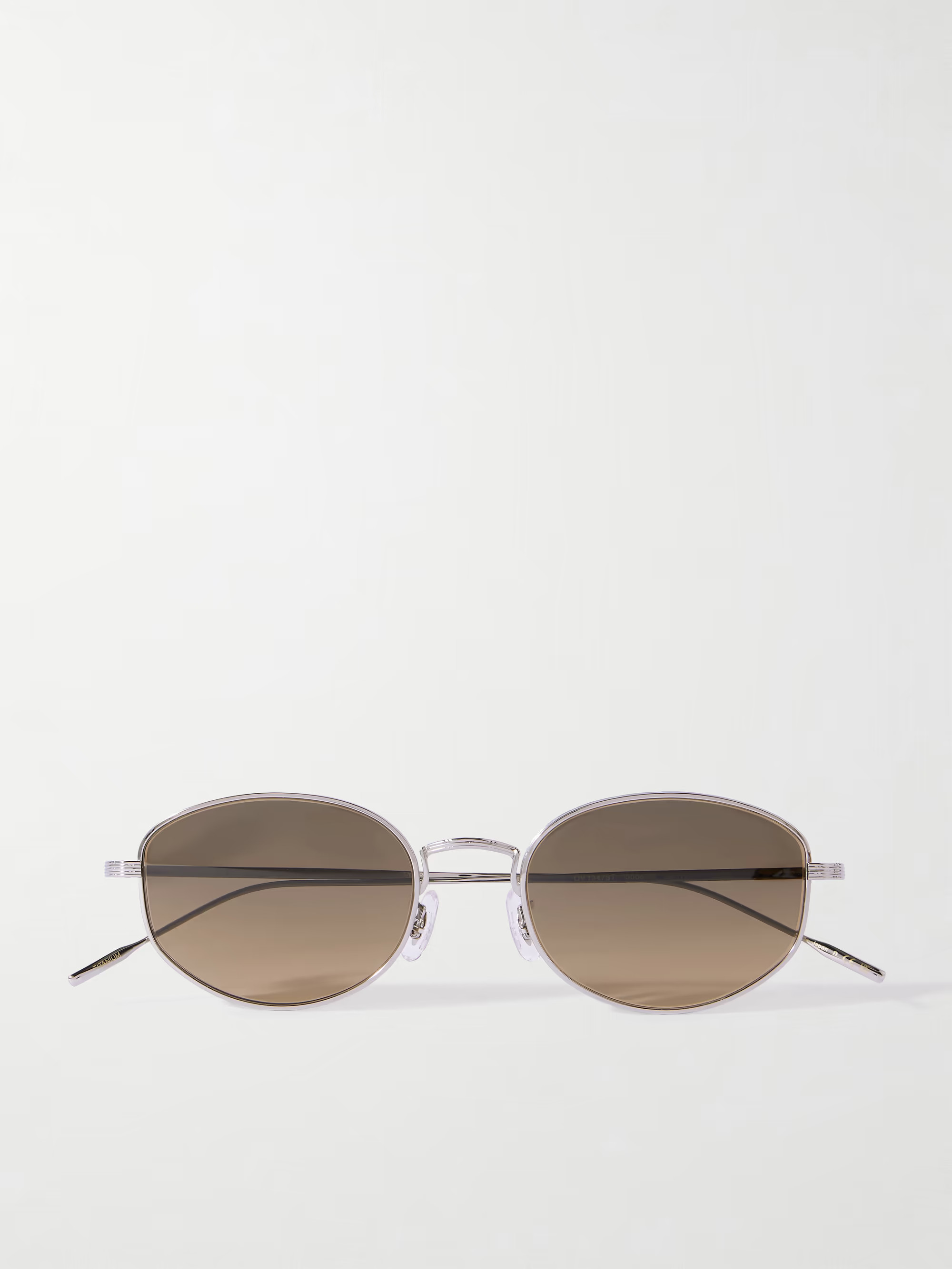 Estra round-frame titanium sunglasses | NET-A-PORTER (US)