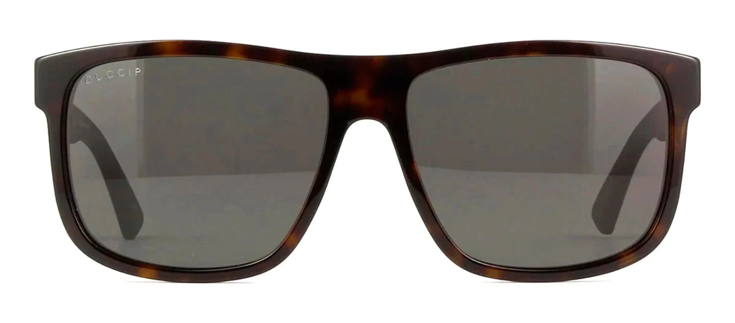 Gucci GG0010S M 003 Wayfarer Polarized Sunglasses | SOLSTICE