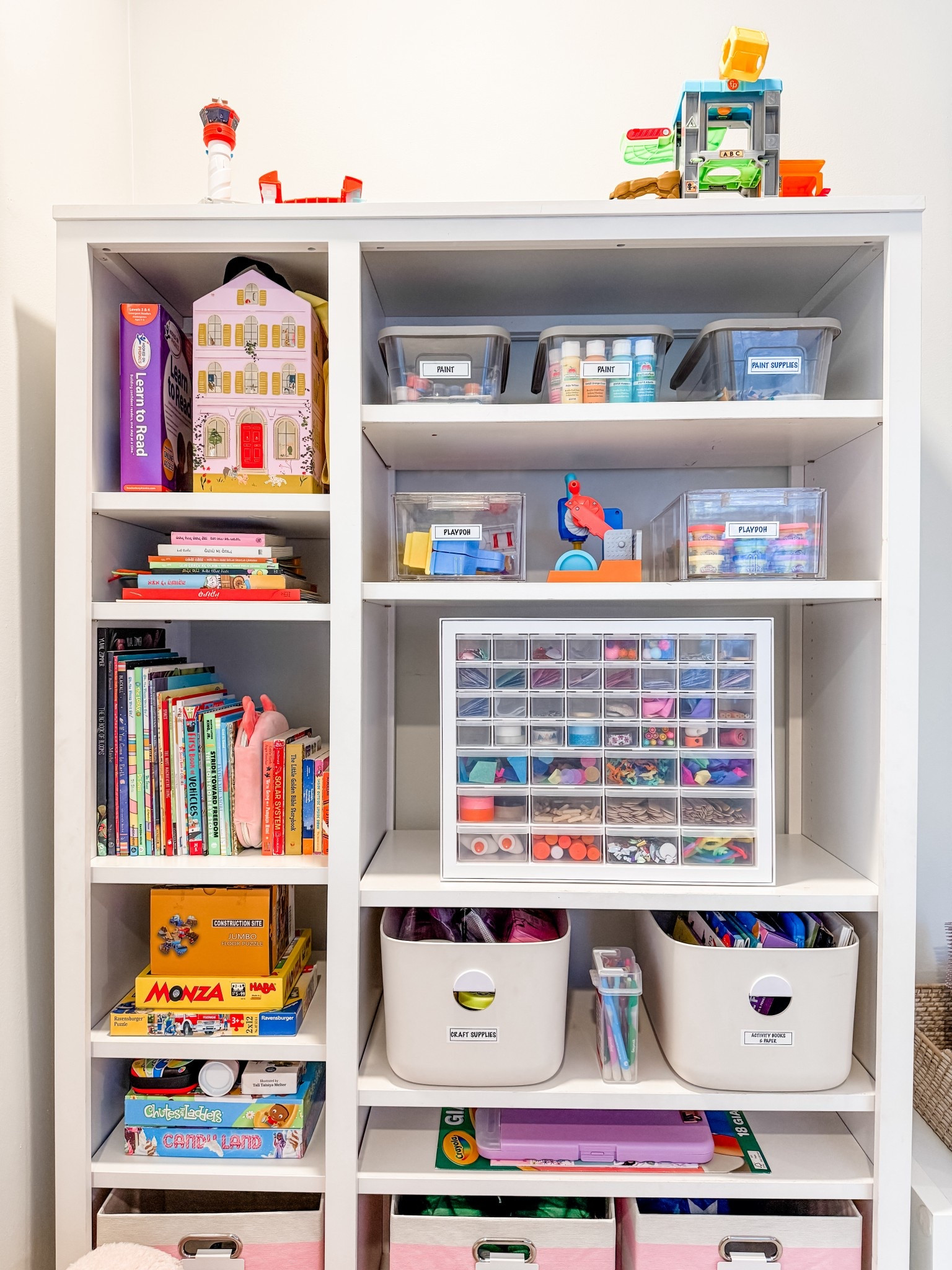 A playroom can be colorful and chaotic without the right systems and products to fit your space. If your kids are into crafting, you NEED this hardware organizer - turned craft organizer!

#LTKHome #LTKmomlife #LTKFindsUnder50