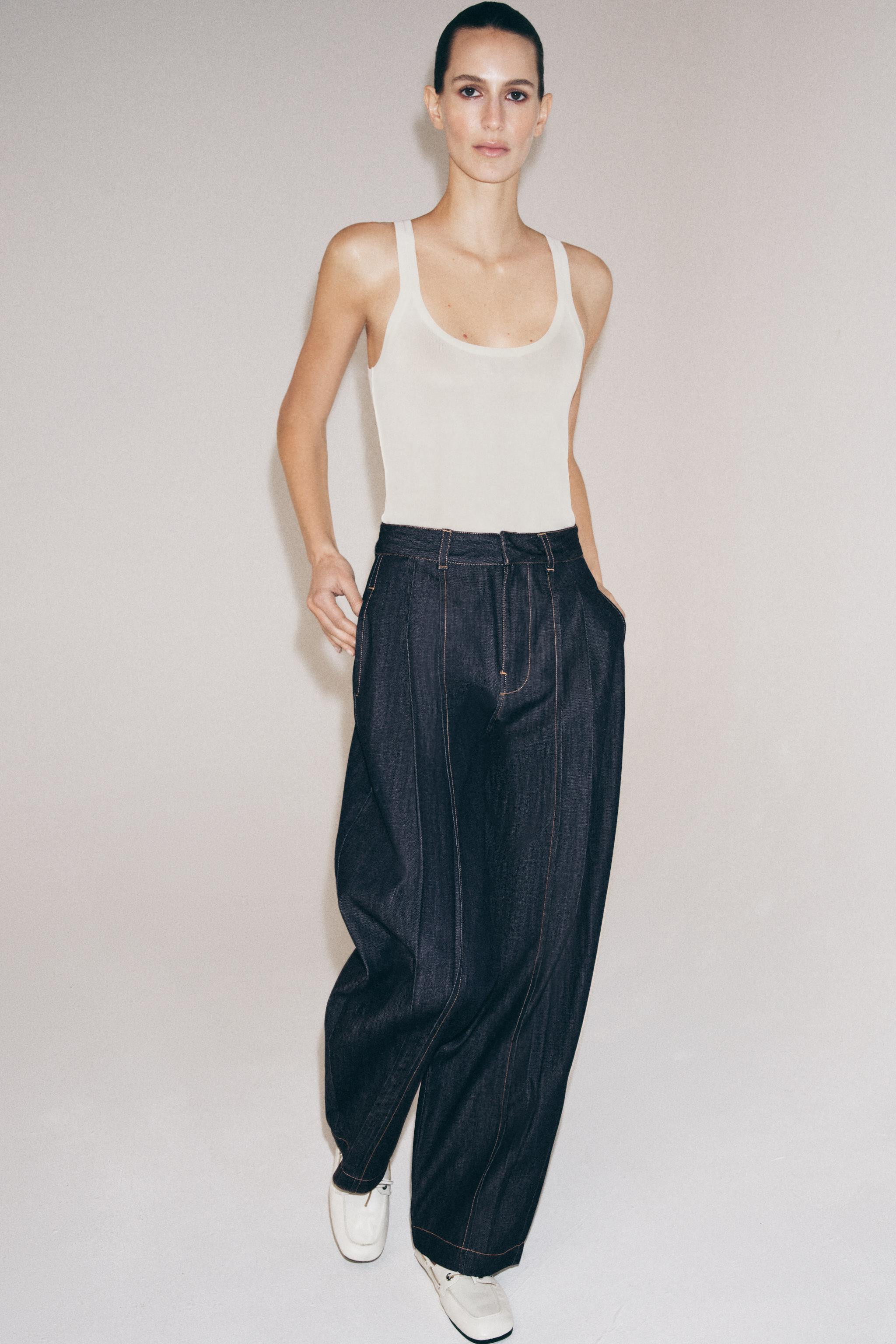 FINE KNIT SLEEVELESS TOP | Zara US