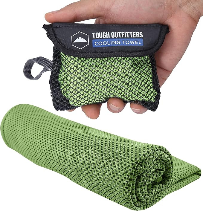 Tough Outdoors Cooling Towel - Cooling Towels for Neck & Face - Ice Wrap & Sweat Rag for Camping ... | Amazon (US)