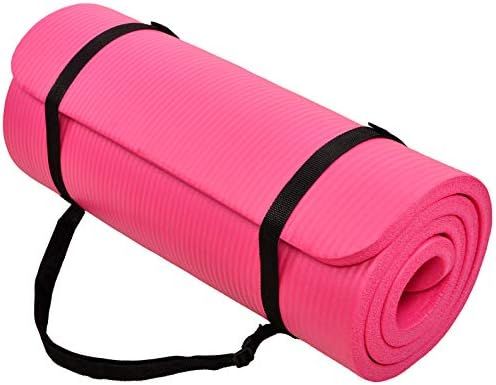 BalanceFrom GoCloud All-Purpose 1-Inch Extra Thick High Density Anti-Tear Exercise Yoga Mat with ... | Amazon (US)
