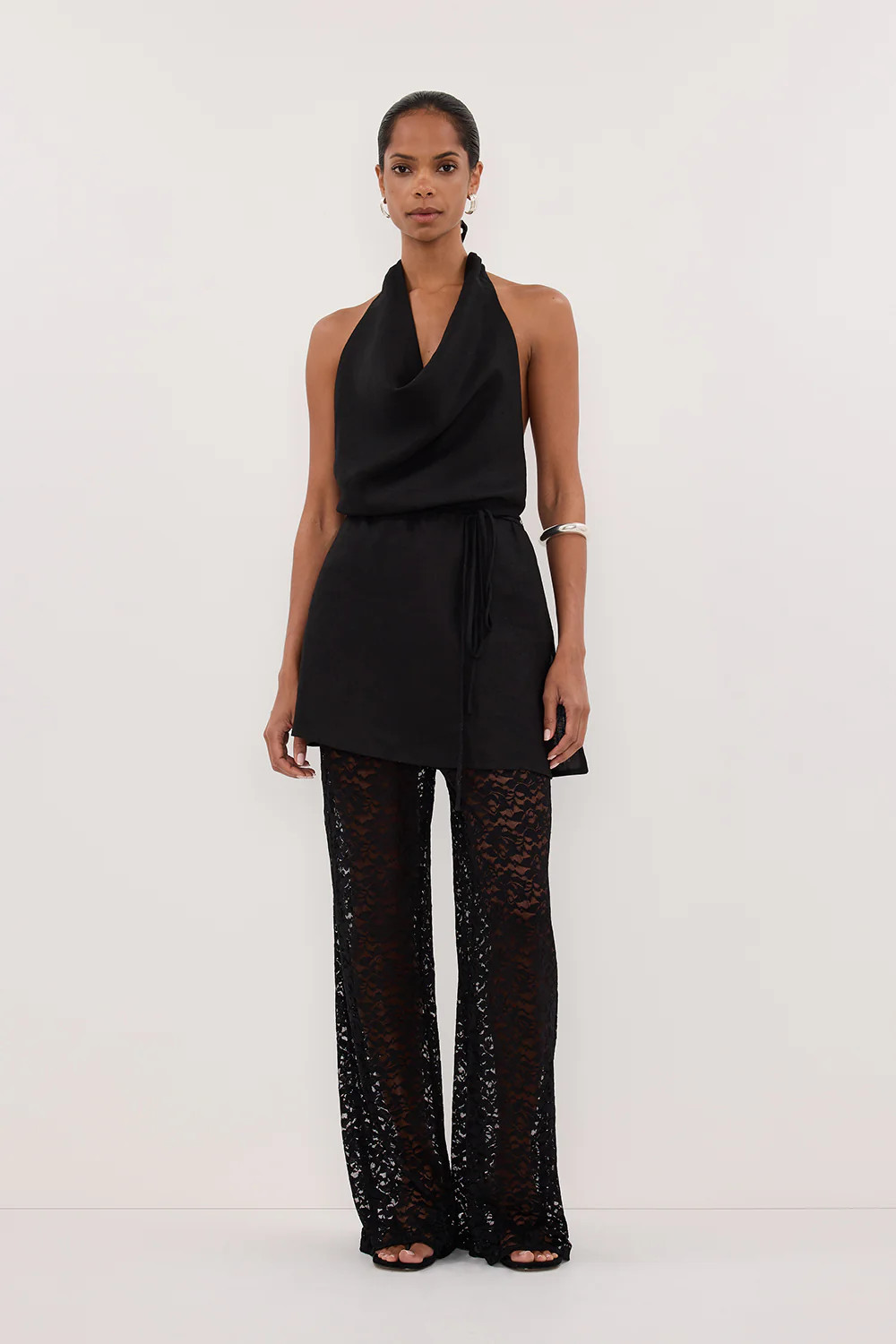 WILLA BLACK LACE PANT | DISSH