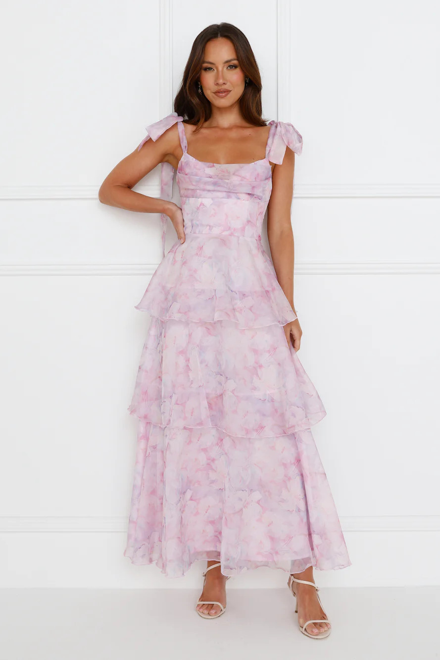 Paisley Maxi Dress Purple | Hello Molly (US)