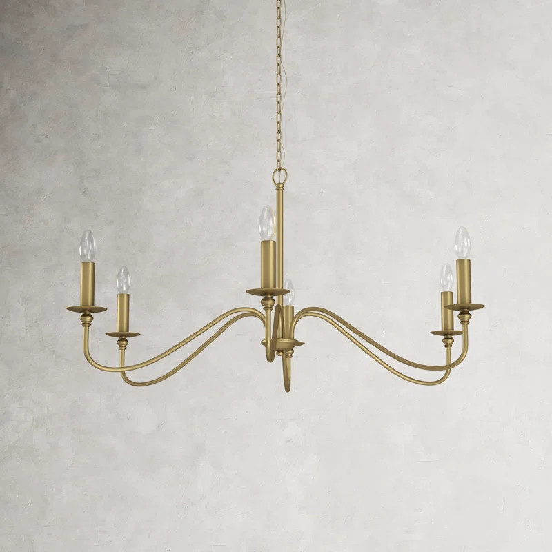 Ableton 6 - Light Dimmable Classic / Traditional Chandelier | Wayfair North America