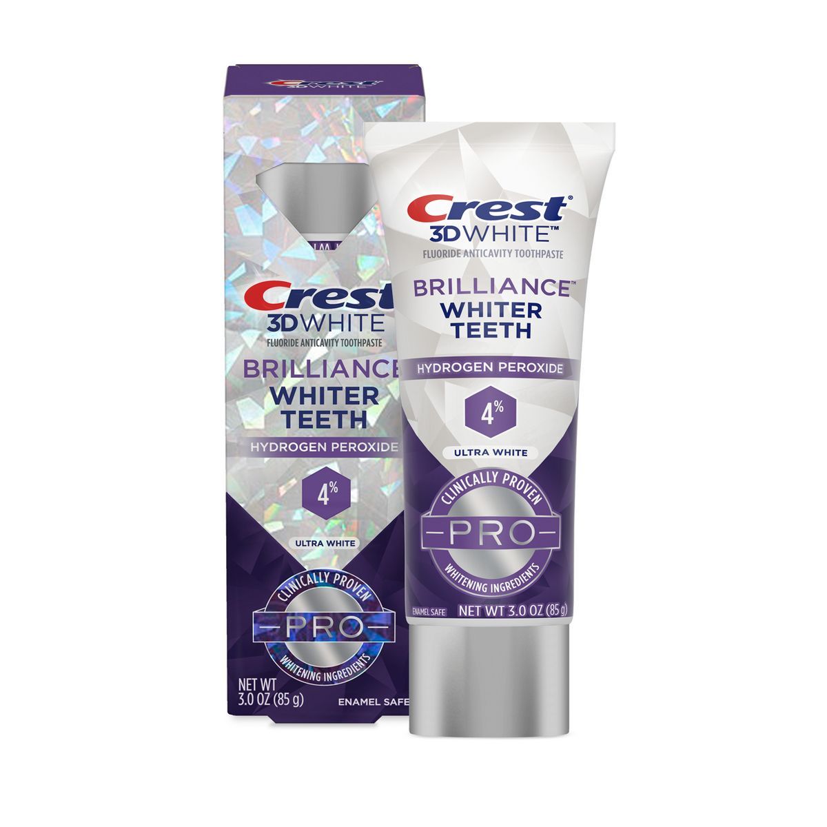Crest 3D White Brilliance Pro Ultra White Toothpaste - 3oz | Target