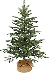 National Tree Company 'Feel Real' Artificial Mini Christmas Tree | Includes Cloth Bag Base | Norw... | Amazon (US)