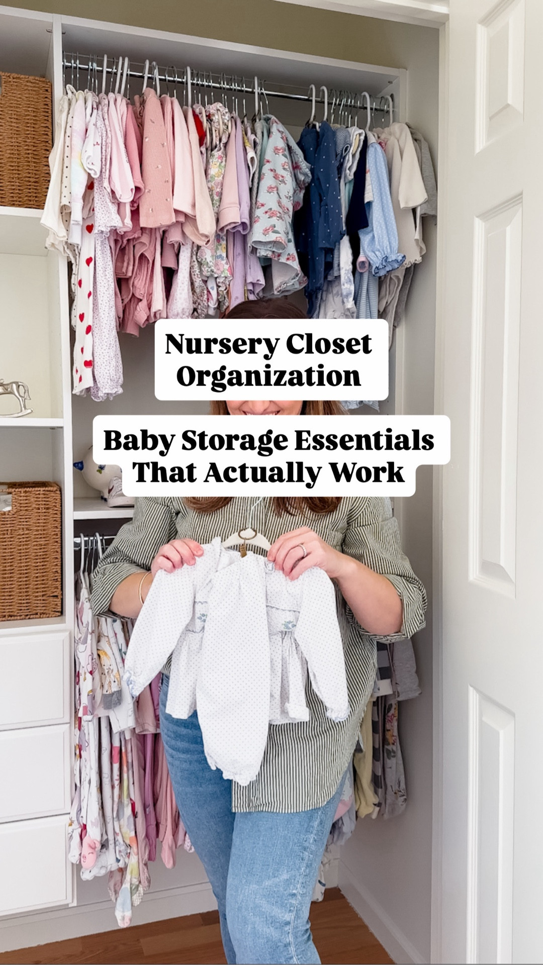 Getting our daughter’s closet organized made such a difference in making the nursery feel calm and functional. I focused on simple storage pieces that keep everything easy to see and access, while still feeling cohesive with the rest of the room.






nursery closet organization
baby closet organization
nursery organization ideas
baby storage organization
nursery storage solutions
transitional nursery inspo
nursery closet storage
baby clothes organization
nursery organization must haves
baby closet essentials
nursery storage baskets
baby nursery organization
girls nursery inspo
baby closet storage ideas
neutral nursery inspo
nursery drawer organization
baby organization ideas
nursery organization products
baby closet hangers
nursery storage must haves





#LTKmomlife #LTKBump #LTKBaby