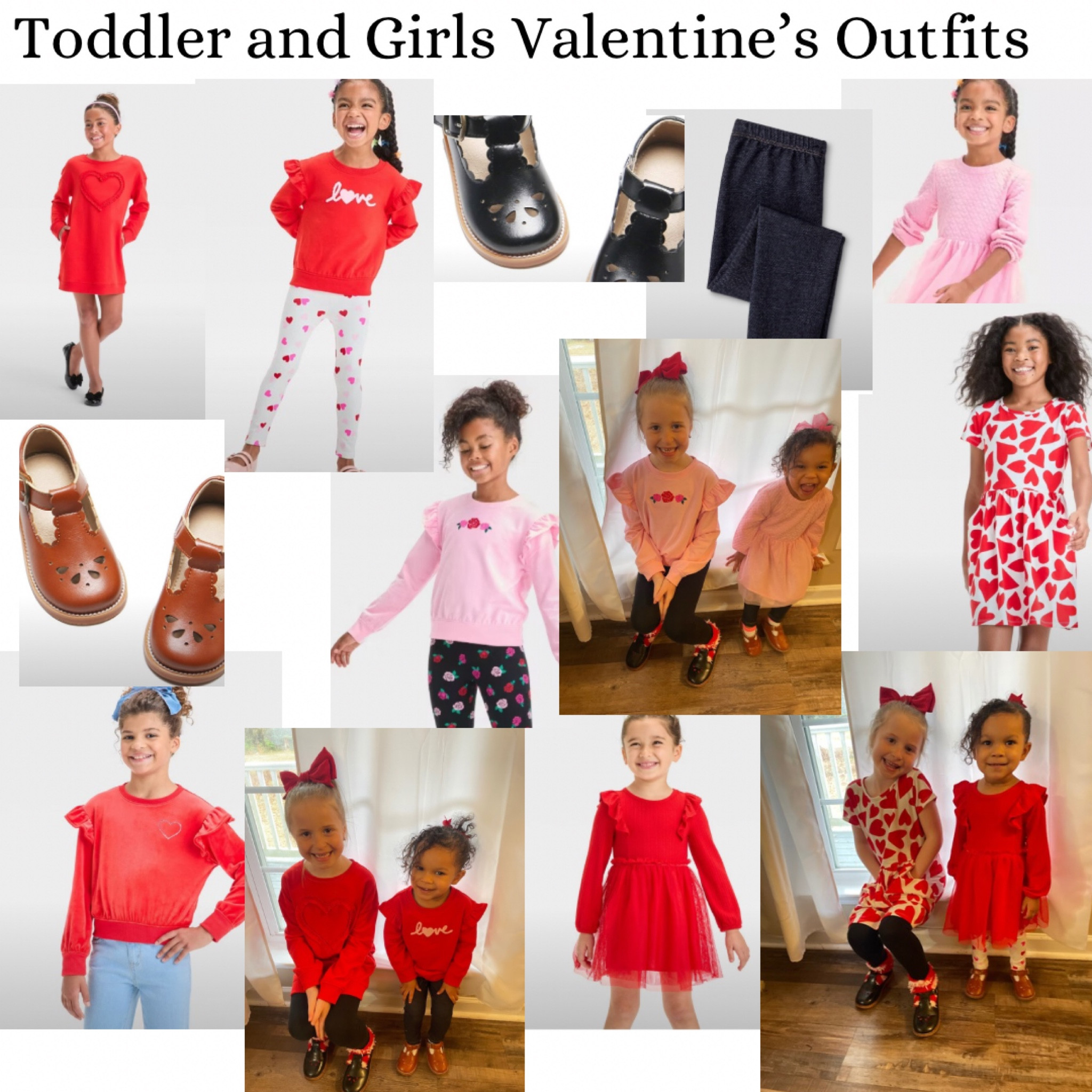 Toddler and Girls Valentine’s Outfits 🩷🩷🩷❤️❤️❤️ #toddlergirloutfits #toddlers #girloutfits #valentinesdayoutfits #valentinesday 

#LTKFamily #LTKFindsUnder50 #LTKKids