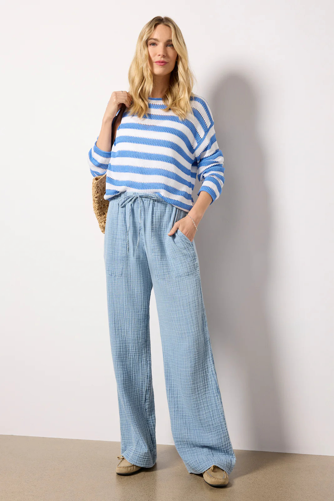 Dune Cotton Guaze Pant | Evereve