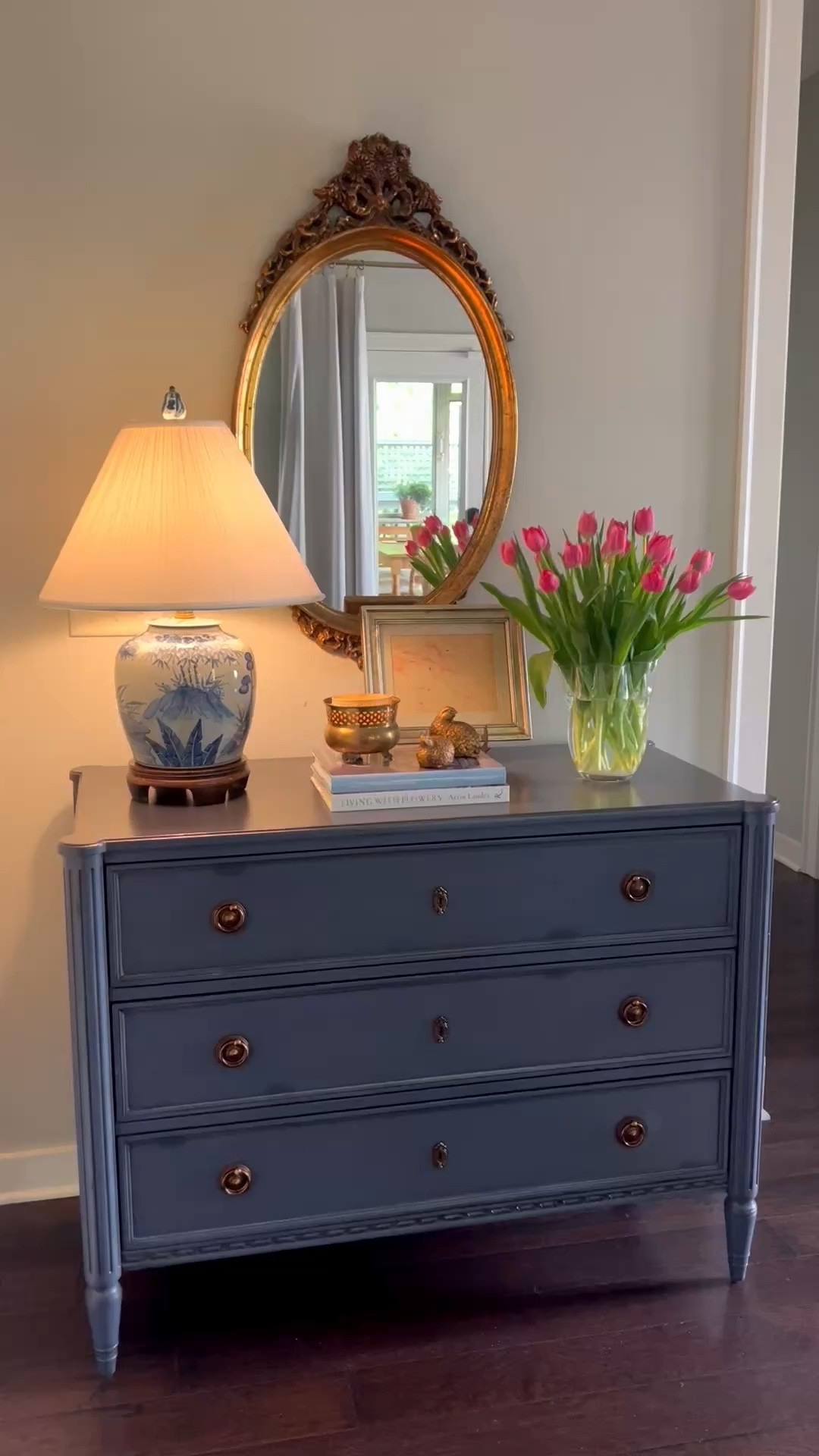 Blue 3 drawer chest blue an white home decor blue and white home finds grandmillennial home decor 

#LTKHome #LTKSaleAlert
