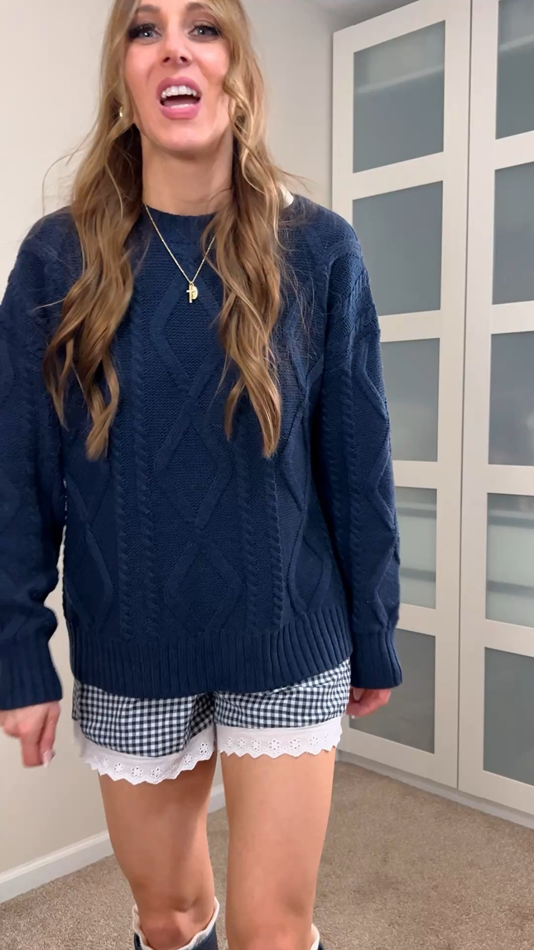 This cable knit sweater from Amazon is going to be a great 3 season piece. I’m in a size medium in the navy blue color.


#LTKootd #LTKOver40 #LTKSeasonal