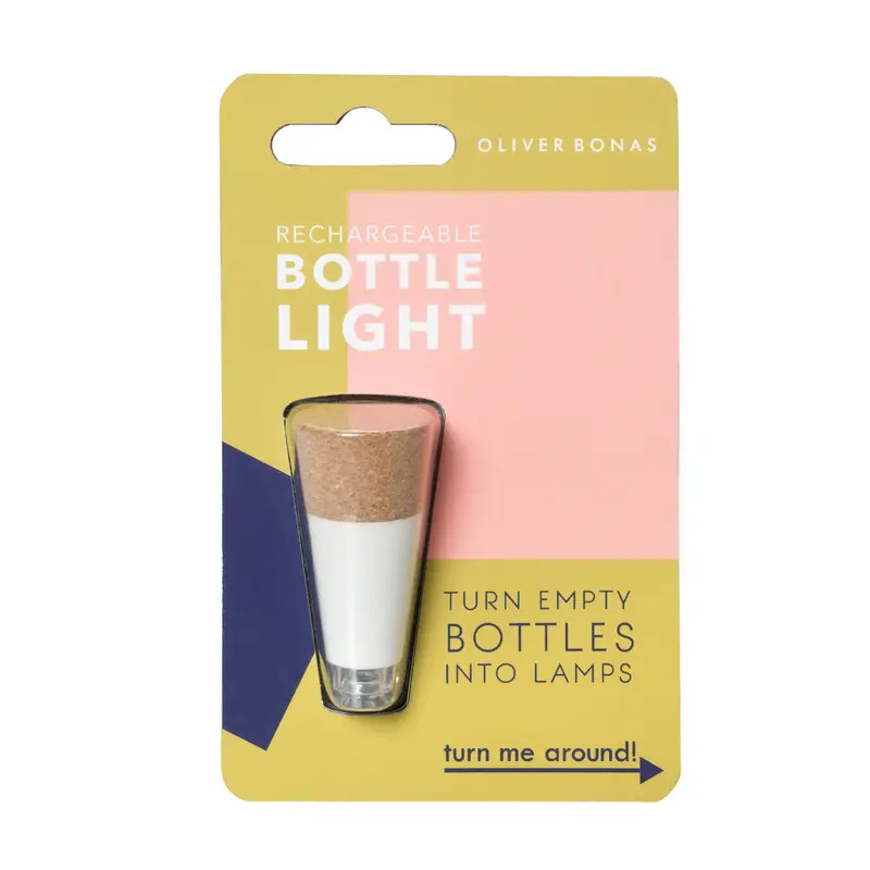 Oliver Bonas Rechargeable Bottle Light | Oliver Bonas (Global)