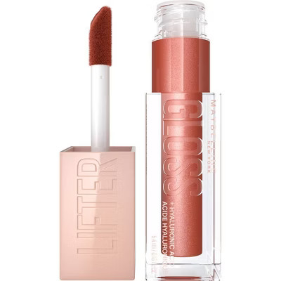 Maybelline Lifter Gloss Plumping Lip Gloss with Hyaluronic Acid - 9 Topaz - 0.18 fl oz | Target