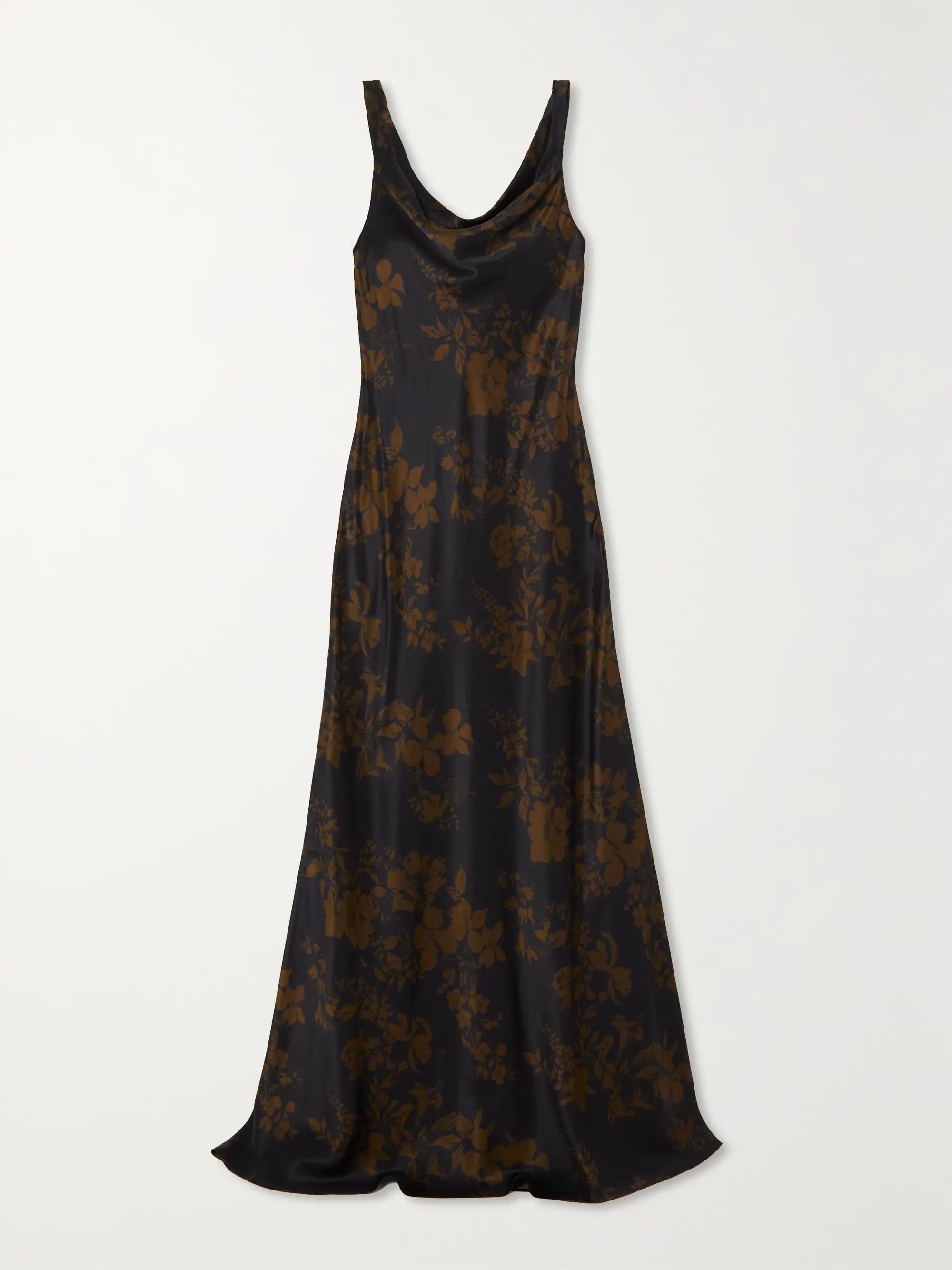 Annabelle draped floral-print silk maxi dress | NET-A-PORTER (UK & EU)