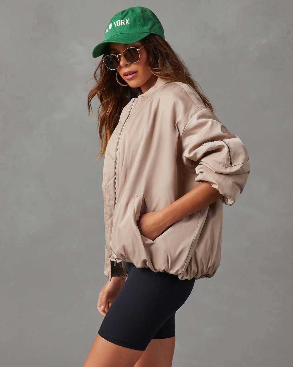 Mckenna Oversized Bomber Jacket | VICI
