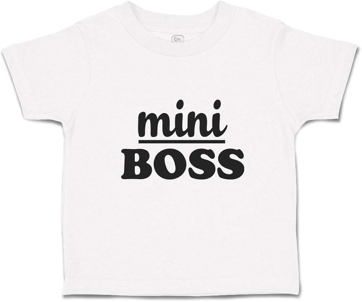 Custom Personalized Toddler T-Shirt Boss Lady Cotton Boy & Girl Clothes | Amazon (US)