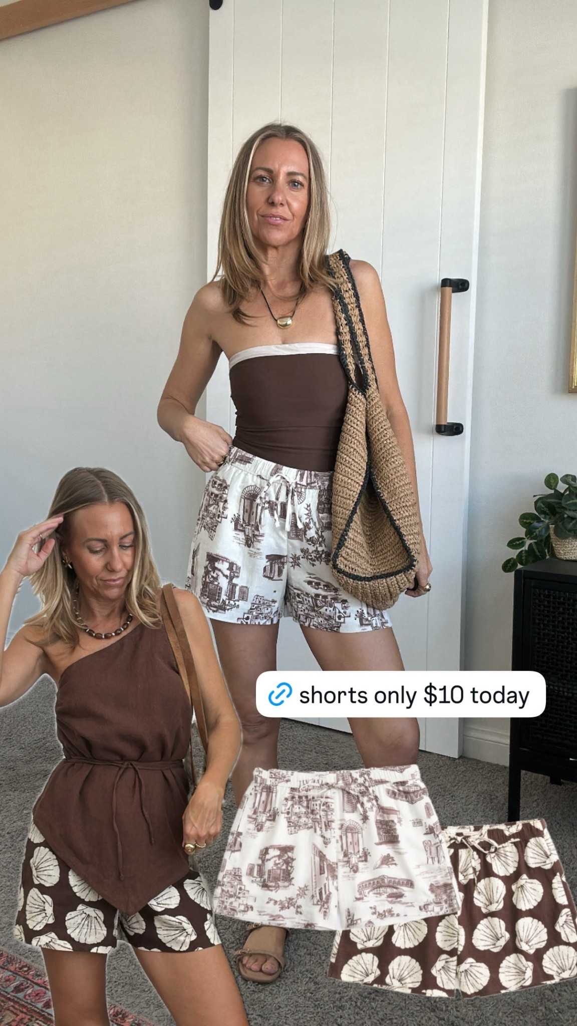 Linen shorts only $10 today!!!
Runs tts wearing size xxs


#LTKSaleAlert #LTKgrwm #LTKootd