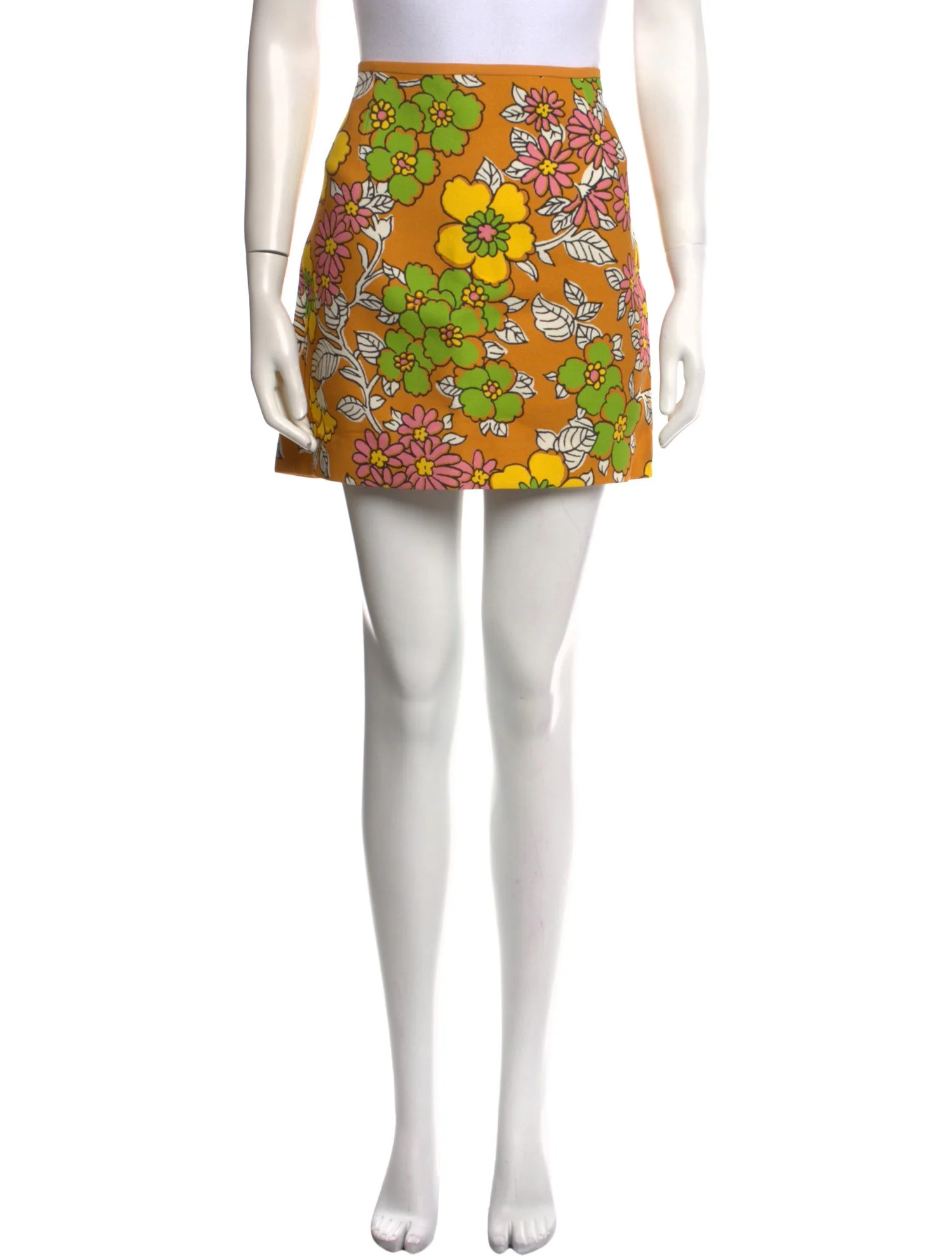 Floral Print Mini Skirt w/ Tags | The RealReal