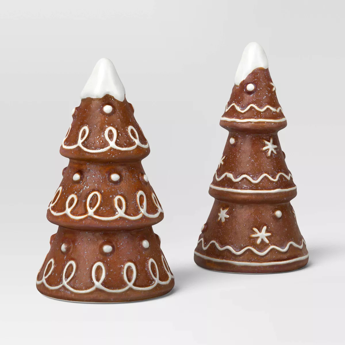 2pk Christmas Ceramic Gingerbread Tree Decor - Wondershop™ | Target