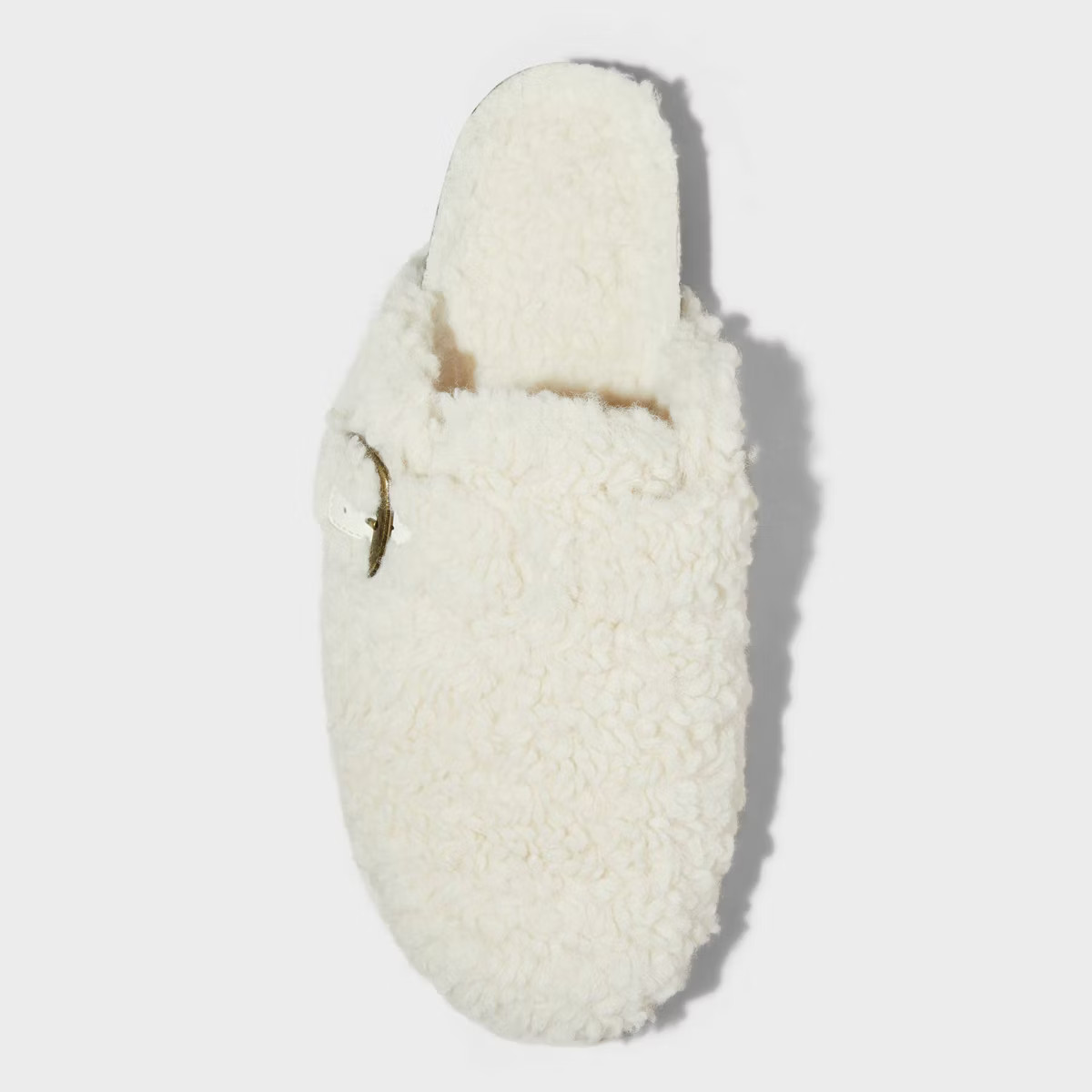 Women's Nyla Faux Shearling Clog Slippers - Auden™ Ivory | Target