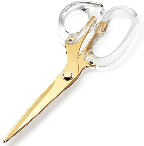 OfficeGoods Acrylic & Stainless Steel 9" Scissors - Modern Design for the Stylish Home, Office, or S | Amazon (US)