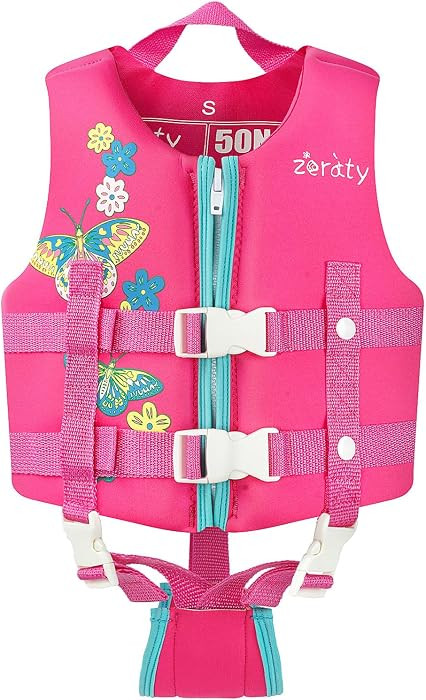 Toddler Swim Vest Neoprene Kids Float Jacket Swimming Aid for Children Girls and Boys 20-30-40-50... | Amazon (US)