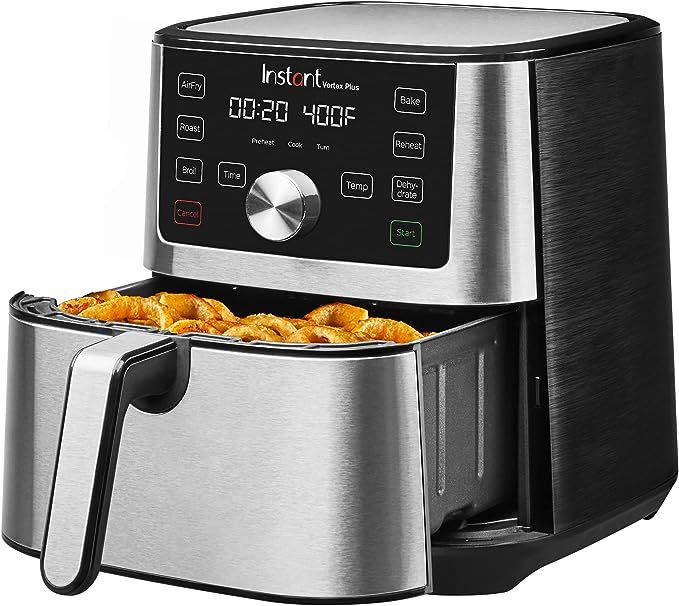 Instant Vortex Plus 4 Quart Air Fryer, Customizable Smart Cooking Programs, Digital Touchscreen a... | Amazon (US)