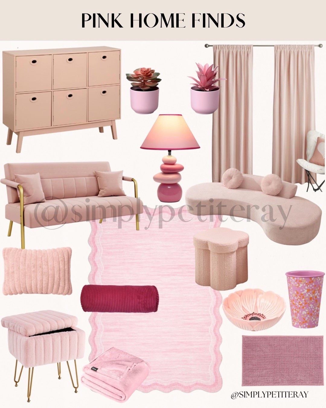 Pink home lovers, this one’s for you! 💕✨

I rounded up the cutest Target pink home decor finds — from blush furniture to aesthetic storage, cozy throws, rugs, lighting, and the prettiest little accents to style any room. If you’re decorating your bedroom, office, dorm, or living room with a soft feminine vibe, these affordable pink pieces are MUST-HAVE. 🌸

#targetfinds #targetstyle #targethome #targetdecor #pinkhome #pinkhomedecor #homedecorfinds #girlyroomdecor #blushdecor #pastelhome #ltkhome #ltkdecor #ltktrending #ltksalealert #cozyhomevibes #roommakeoverideas #affordabledecor #pinkinteriors #homestylingideas #pinkfurniture

#LTKHome #LTKFindsUnder100 #LTKFindsUnder50