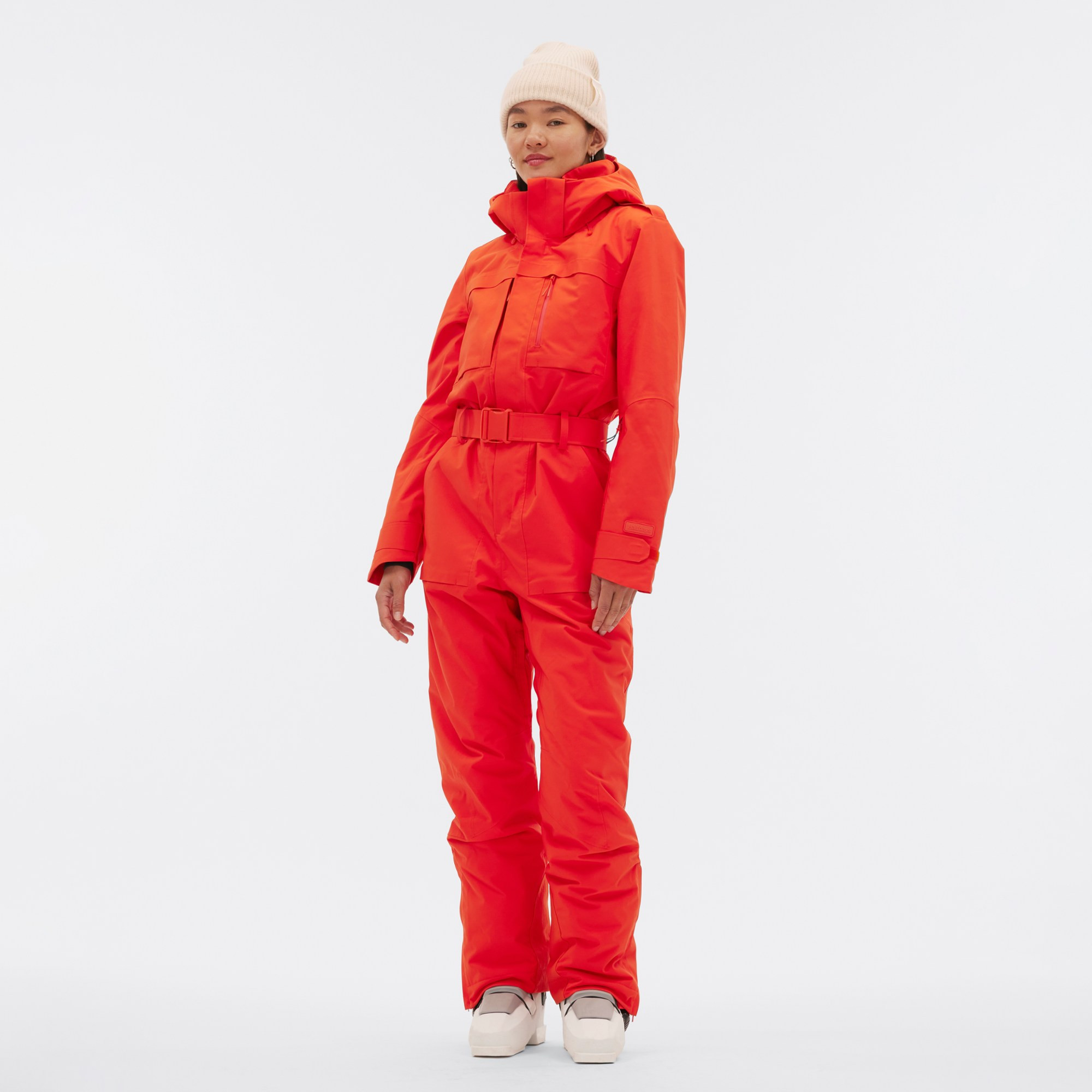 Halfdays Women's Murphy One-Piece Insulated Ski Suit Orange S | REI