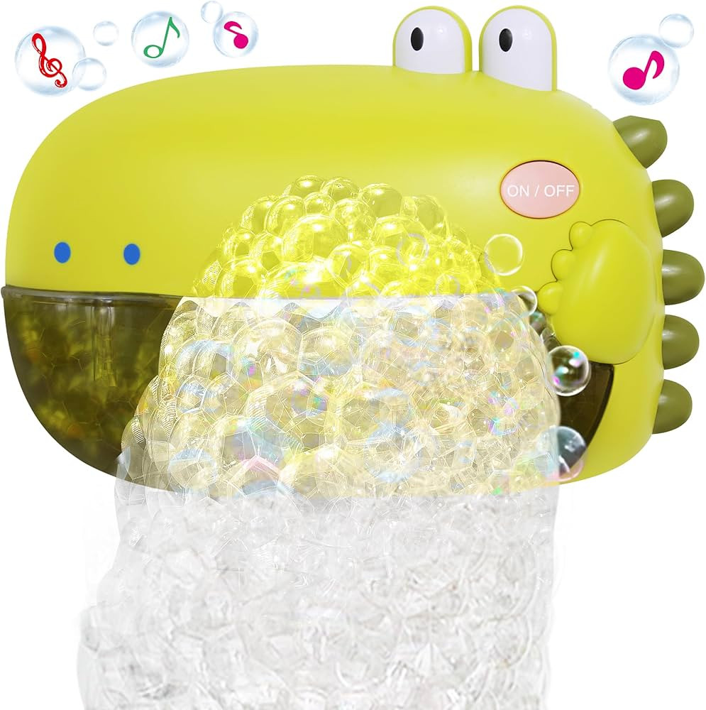 Dinosaur Bath Toys,Baby Bath Toys for The Baby Bathtub,Toddler Bath Toys Automatic Bubble Machine,Plays 12 Children’s Songs,Bath Toy Makes Great Gifts for Toddlers Age 2 3 Year Old Girl Boy | Amazon (US)