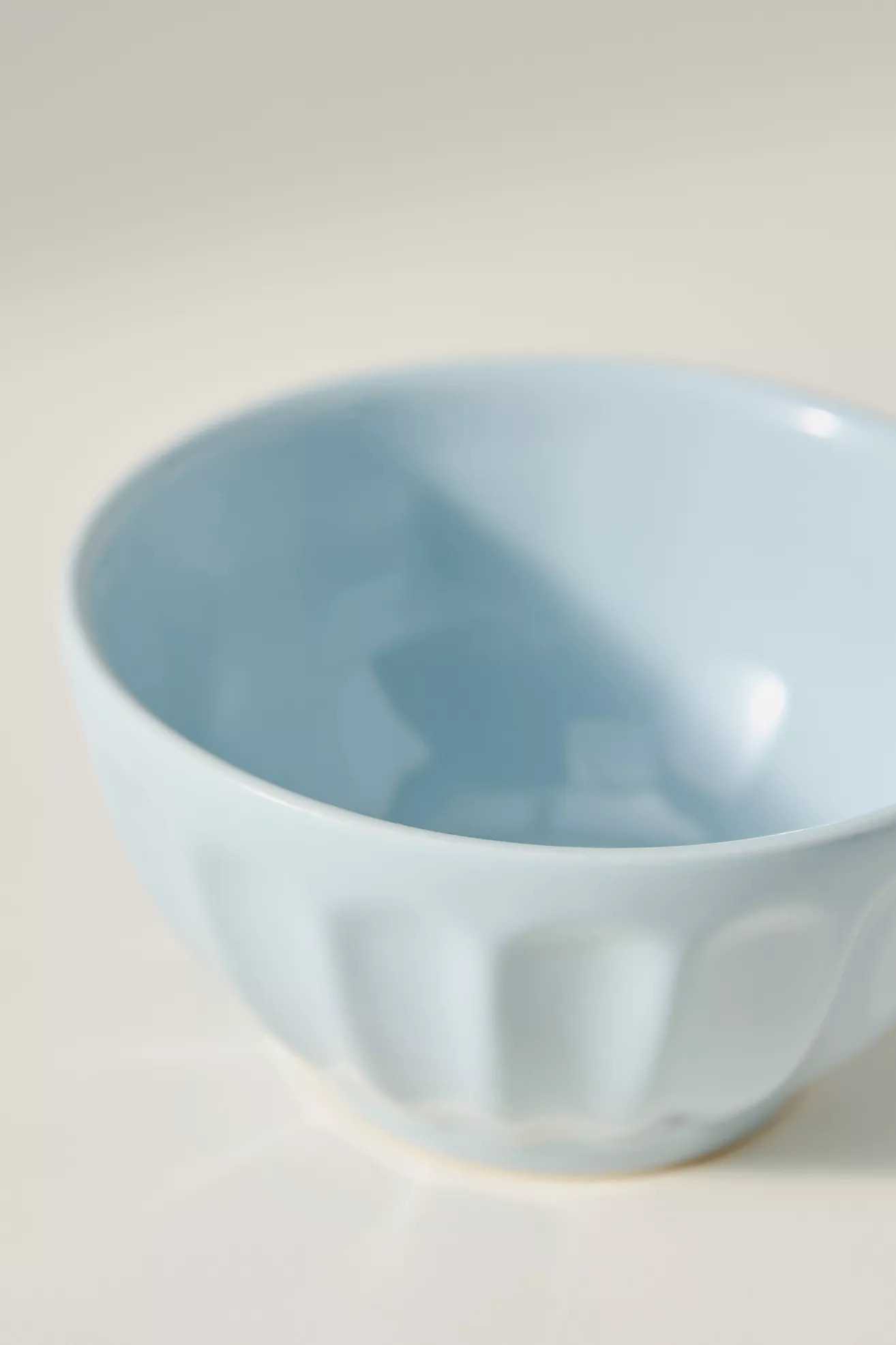 Amelie Latte Portuguese Stoneware Cereal Bowls, Set of 4 | Anthropologie (US)