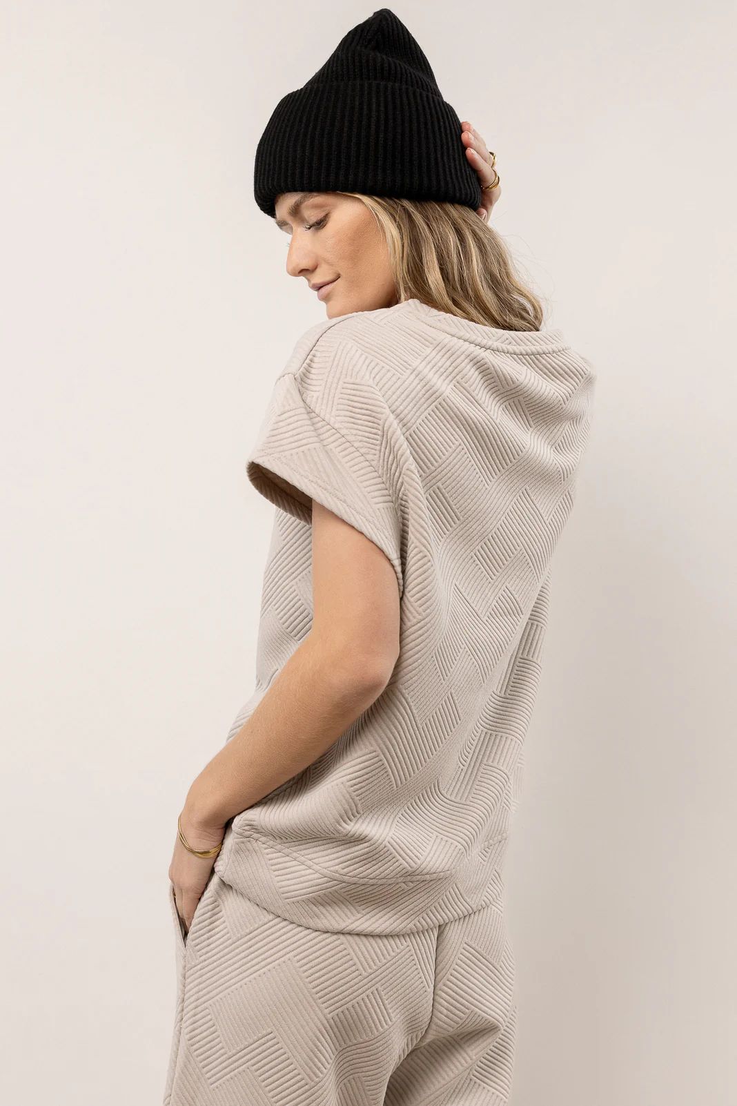 Sonia Top in Taupe | Bohme