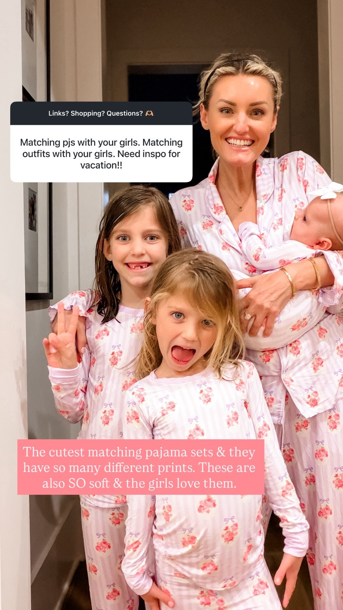 I love a matching moment with my girls 💕 these pjs are so soft & we all love them! So many cute prints to choose from!

Loverly Grey, women’s pajamas, kids pajamas, girls pajamas, mommy and me pajamas, matching pajamas

#LTKKids #LTKBaby