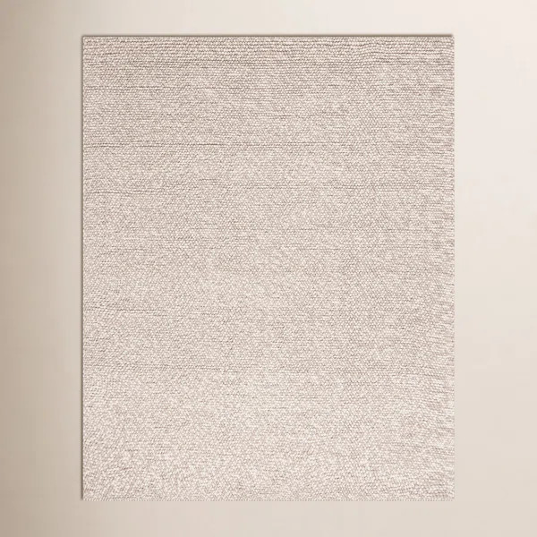 Elle Handmade Beige Rug | Wayfair North America