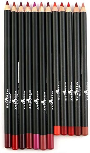 12pc Italia Deluxe Ultra Fine Lip Liner set of 12 color | Amazon (US)