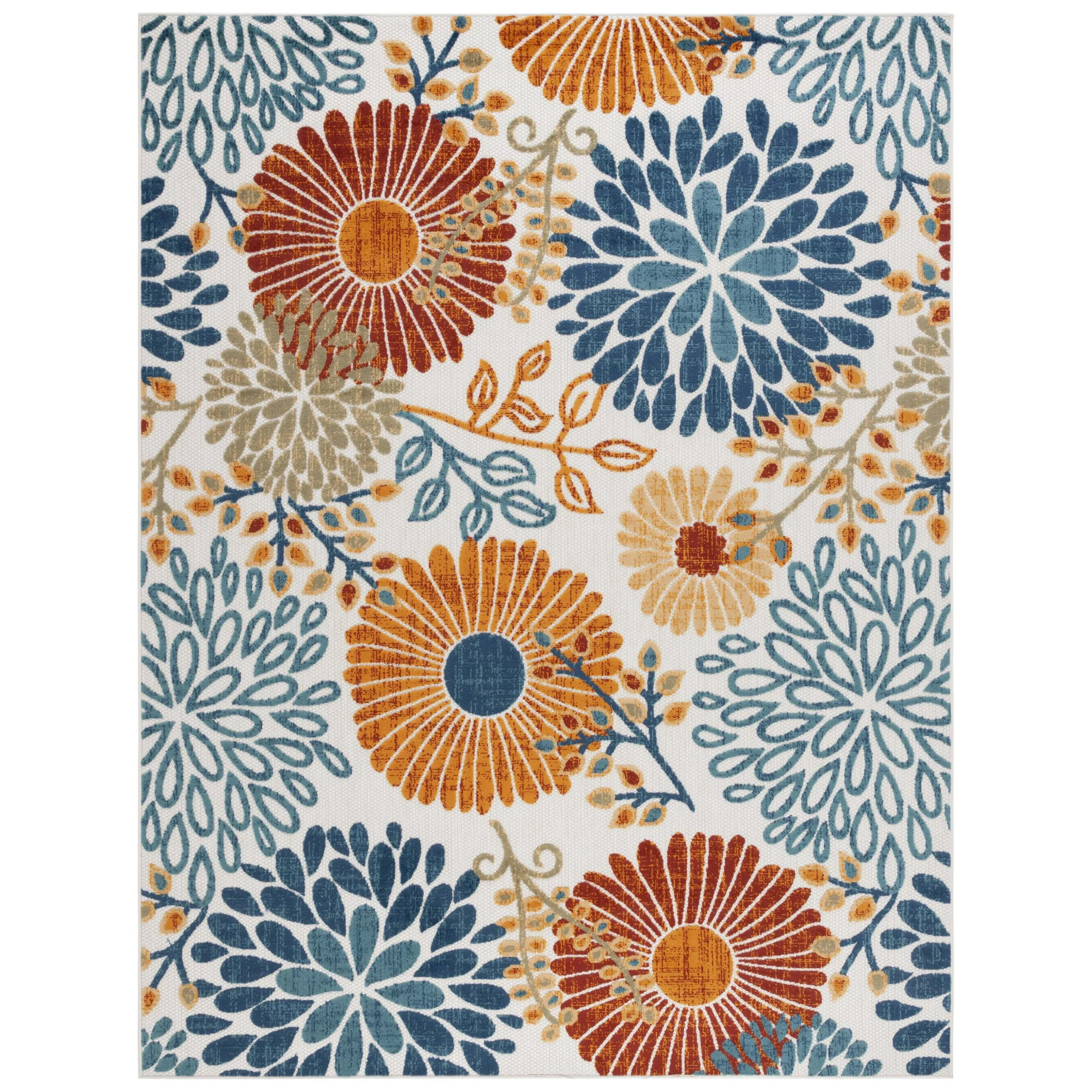 Safavieh Cabana Garnet Cream/Red 8'X10' Indoor/Outdoor Area Rug | Walmart (US)