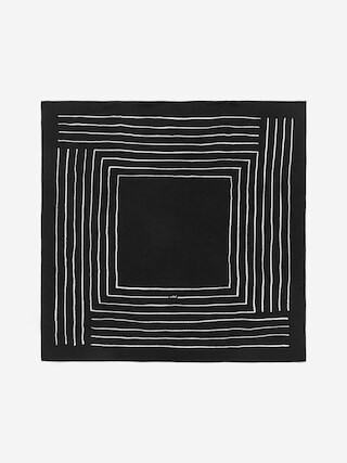 Printed Silk Scarf – Black/White – Women – ARKET GB | Arket UK