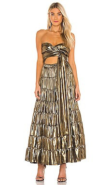 Free People X REVOLVE Something Magical Maxi in Bronze from Revolve.com | Revolve Clothing (Global)