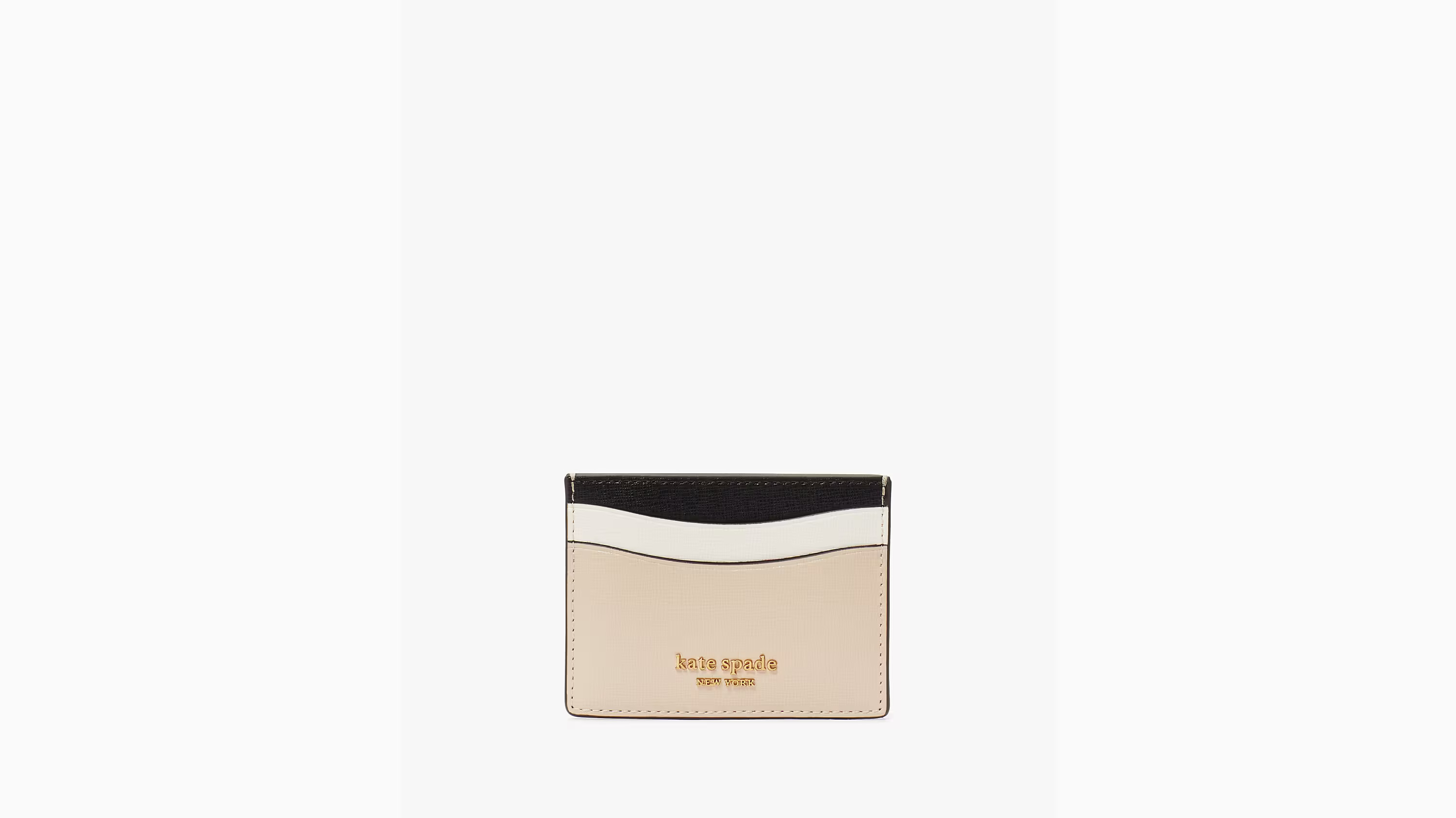 Kate Spade Morgan Colorblocked Cardholder, Earthenware Black | Kate Spade (US)