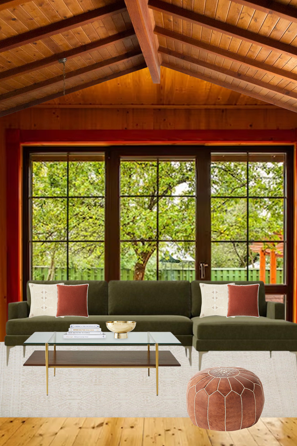 Cozy Midcentury Living Room 

 #LTKHome