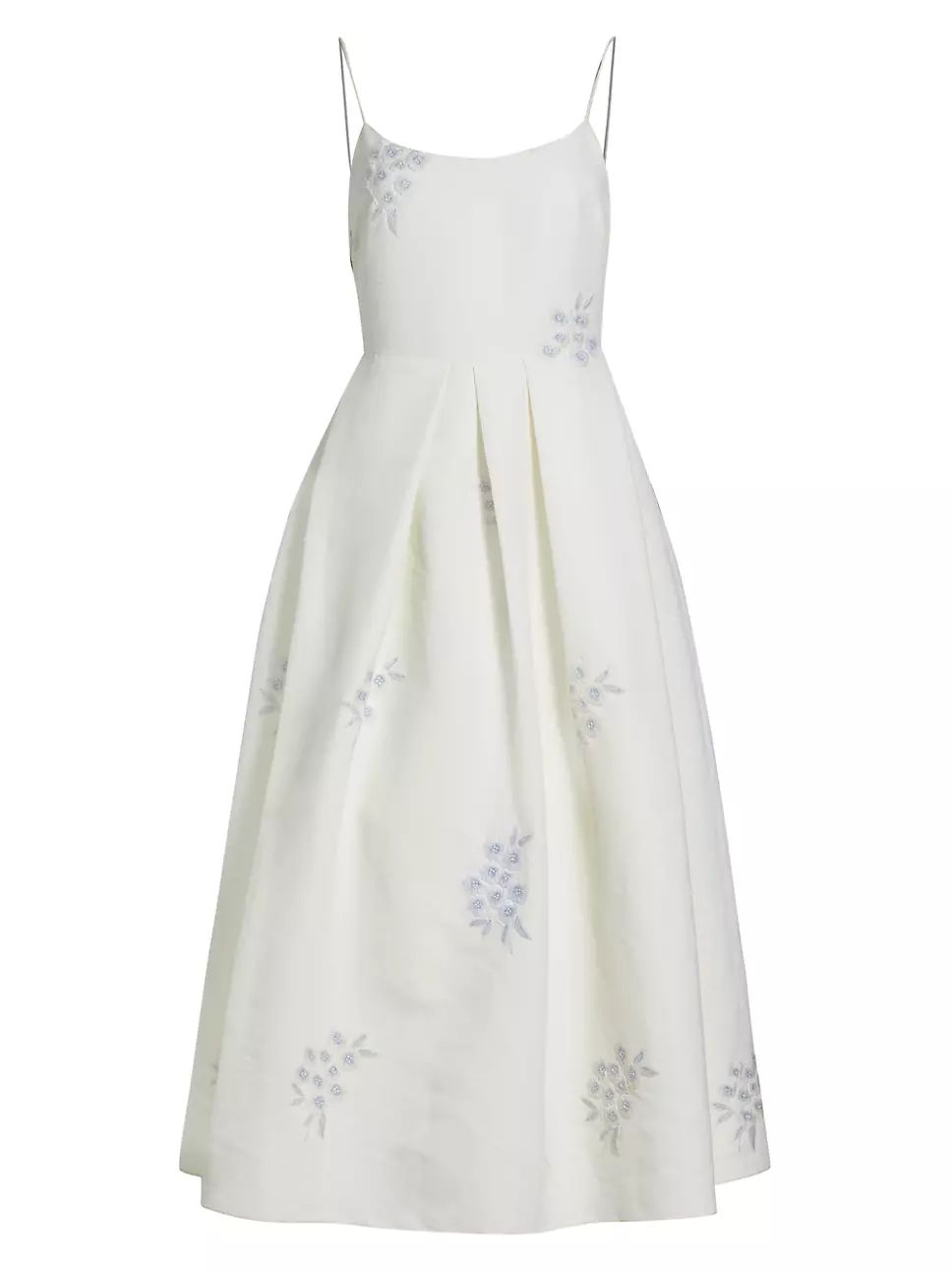 Audra Embroidered Midi dress | Saks Fifth Avenue