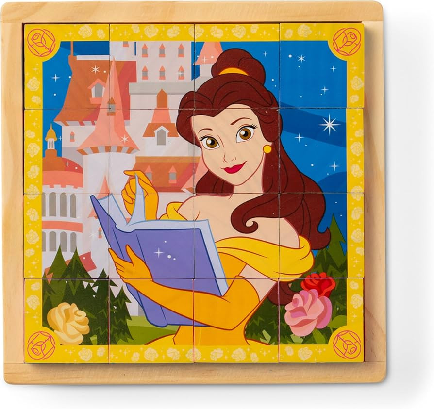Melissa & Doug Disney Princess Wooden Toy Cube Puzzle Blocks for Boys and for Girls 3+ - FSC Cert... | Amazon (US)