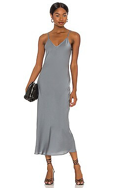 ALLSAINTS Tierney Slip Dress in Flint Blue from Revolve.com | Revolve Clothing (Global)