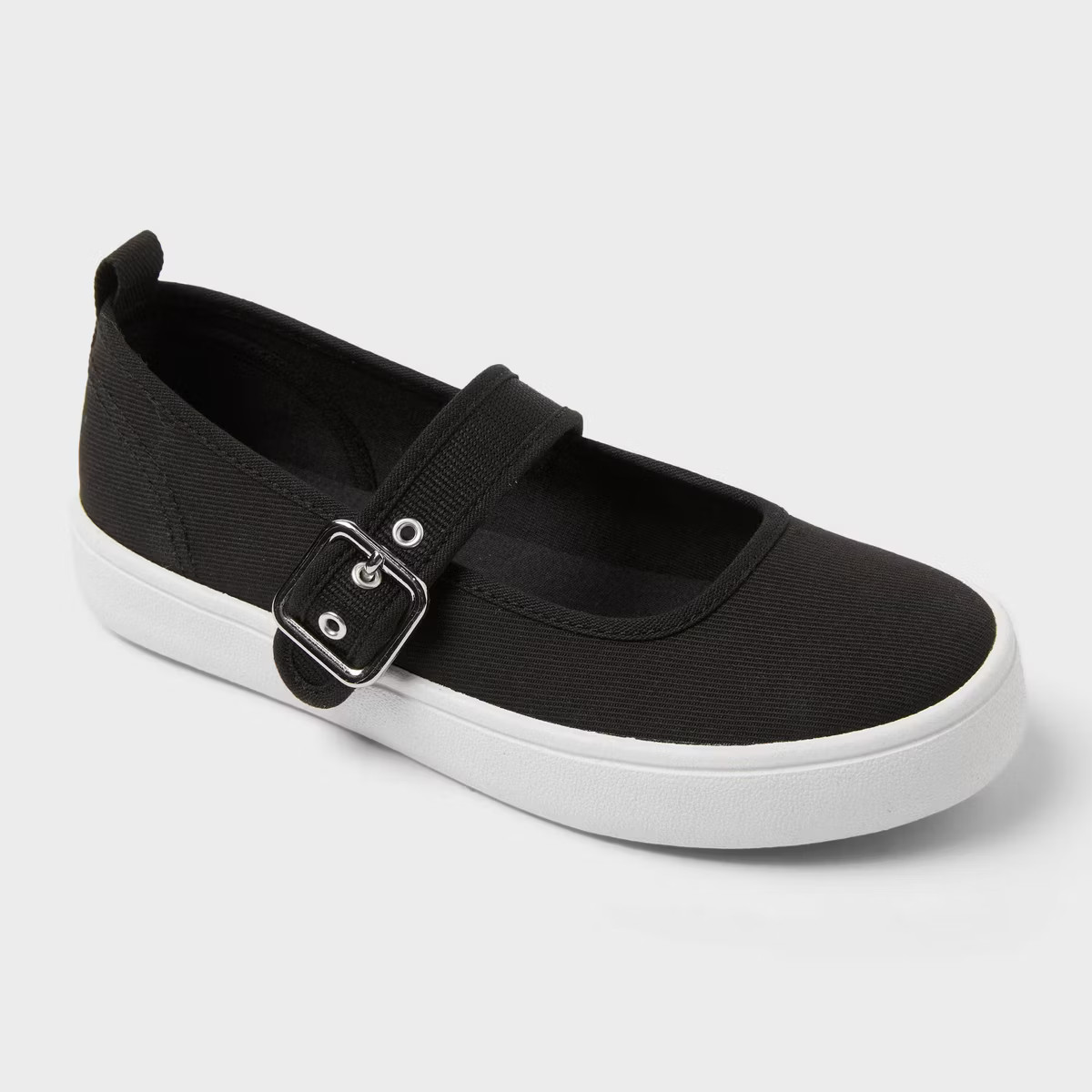 Kids' Calantha Mary Jane Sneakers - art class™ Black 3: Slip-On, Adjustable Buckle, Recycled Ma... | Target
