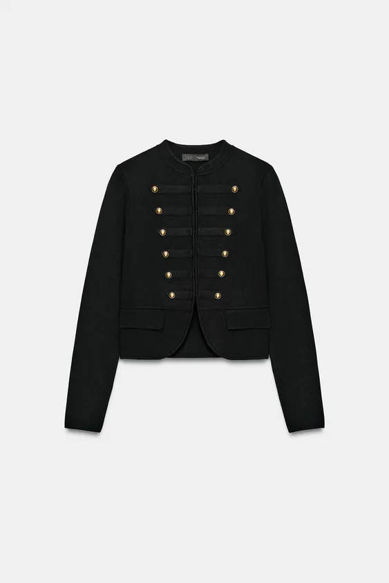 BUTTONED KNIT CARDIGAN | Zara AU