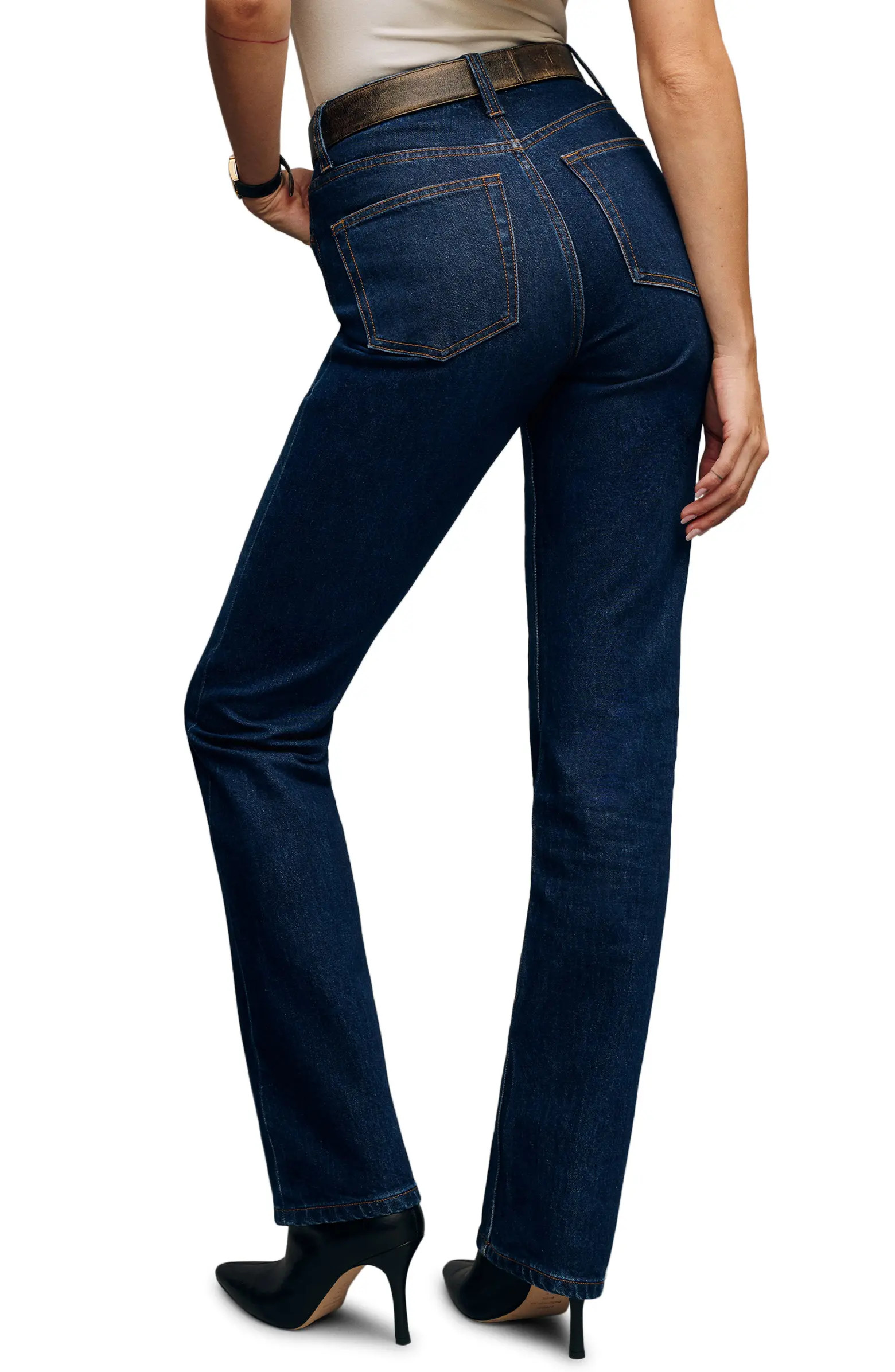 Jax High Waist Straight Leg Jeans | Nordstrom